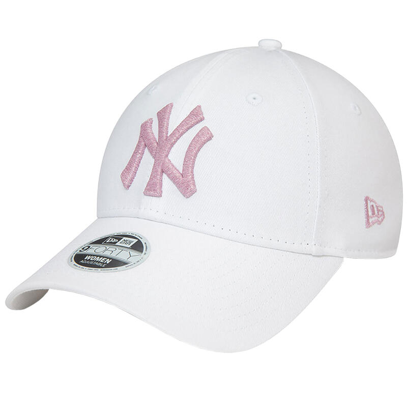 Gorras Mujer New Era Female Metallic Logo 9fo Blanco