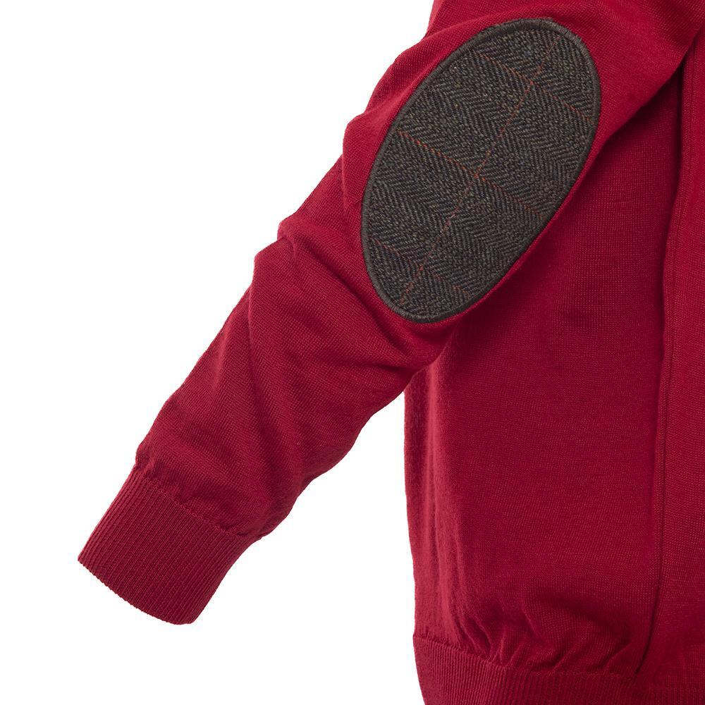 Jersey Caza Hombre Pasión Morena 03053 Rojo Cuello en Pico 3/5