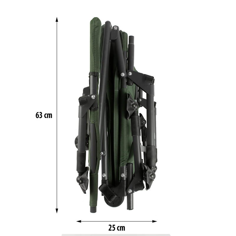 Fotel wędkarski z podnóżkiem składany Nils Camp Nc1802