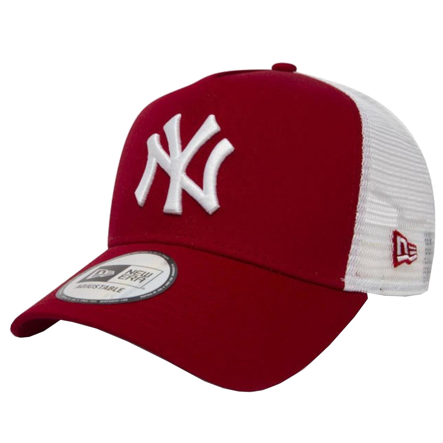 New Era - Casquette Pour Femmes New York Yankees Mlb Clean Cap - Casquette - Rouge - Taille Unique - Decathlon