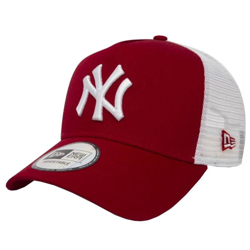 Női baseball sapka, New Era New York Yankees MLB Clean Cap, piros