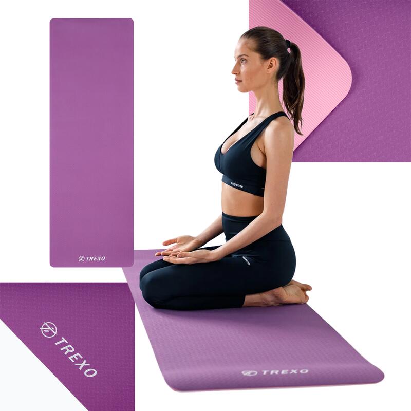 Esterilla de yoga TREXO TPE 2