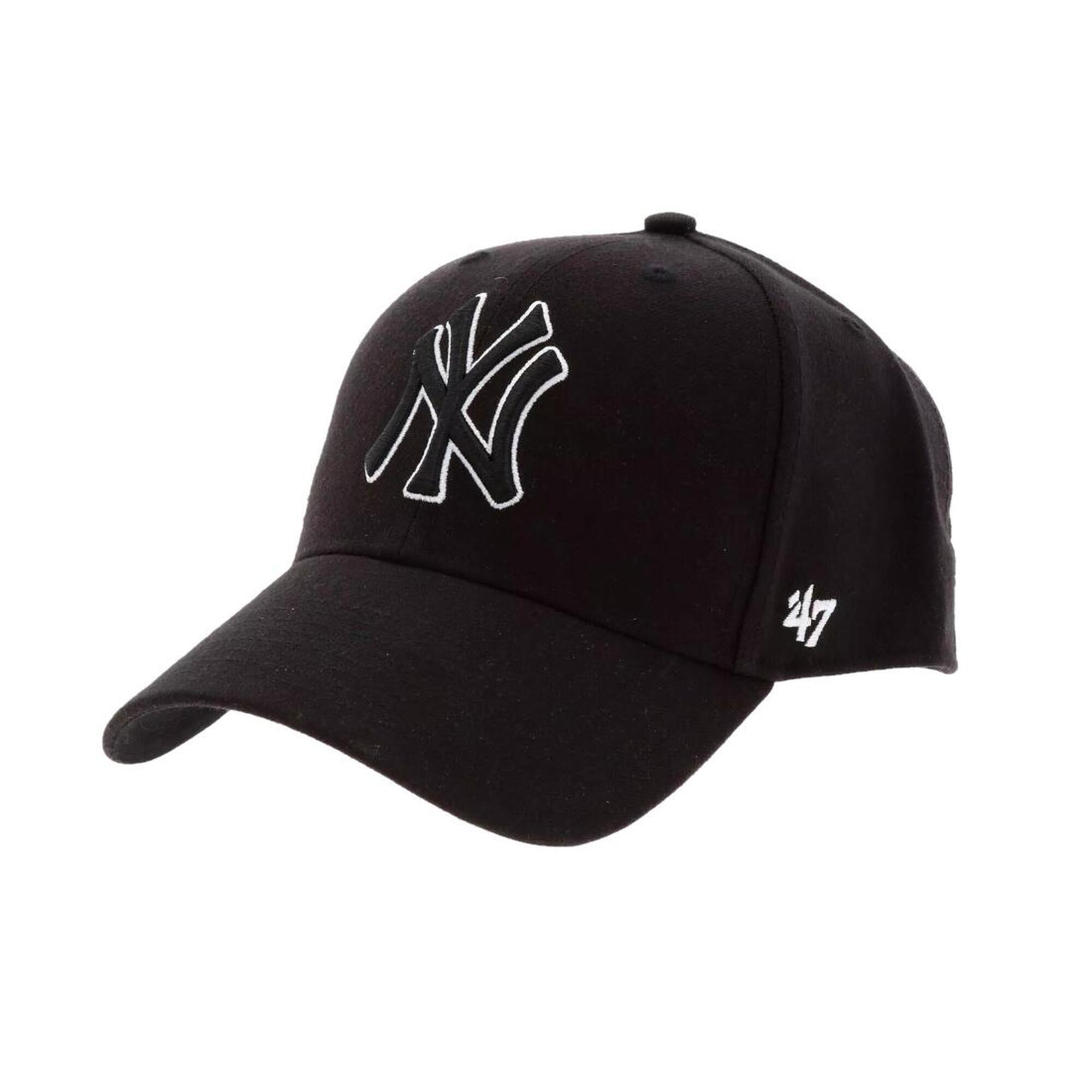47 Brand - Casquette Unisexes 47 Brand New York Yankees Mvp Cap - Casquette - Noir - Taille Unique - Decathlon