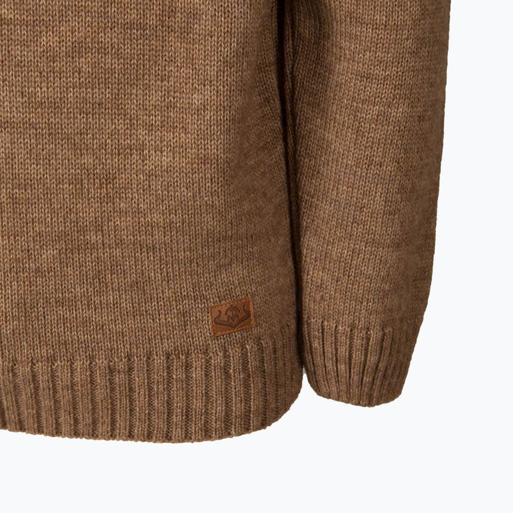 Jersey Caza Hombre Pasión Morena 03056 Marrón Cuello con Botones 4/5