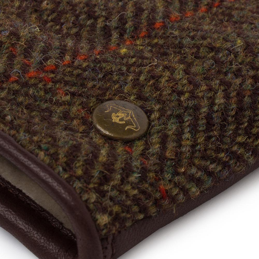 Guantes Caza Hombre Pasion Morena 25007 Caqui Tweed Piel 2/3