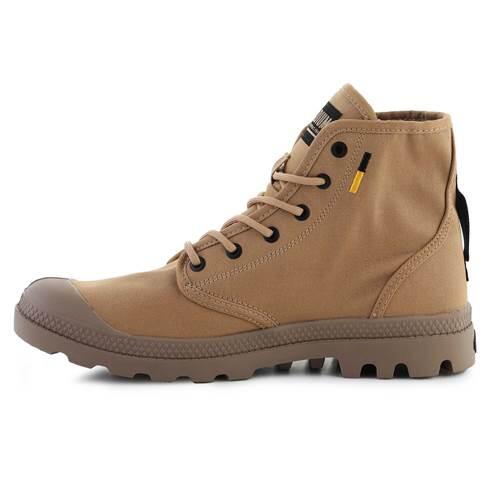 Chaussures universel hommes Palladium Pampa HI Htg Supply Caramel 4/5