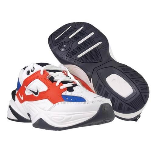Chaussures universel femmes Nike M2k Tekno Summit White Black Team Orange 3/4