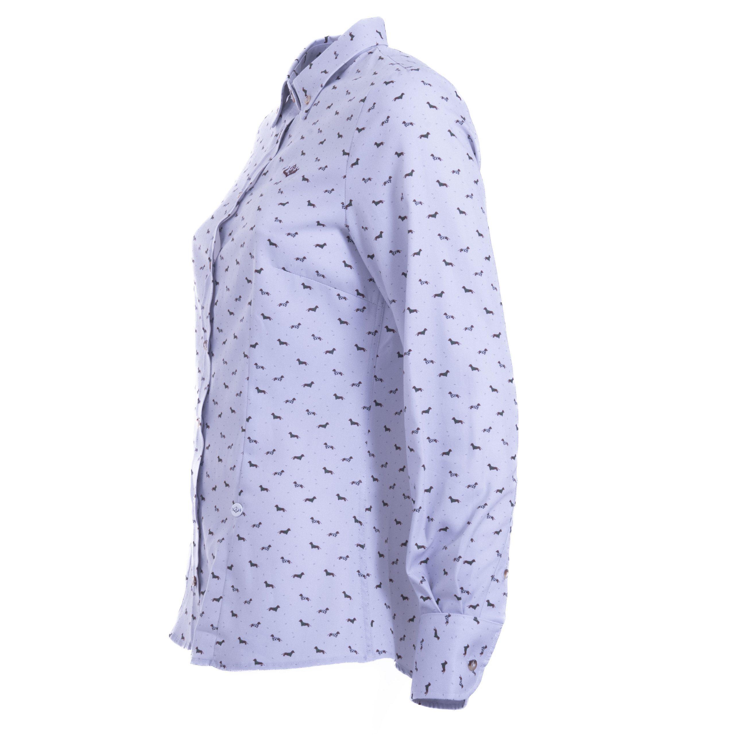 Camisa Caza Mujer Pasión Morena02099 Blanca Manga Larga 3/5