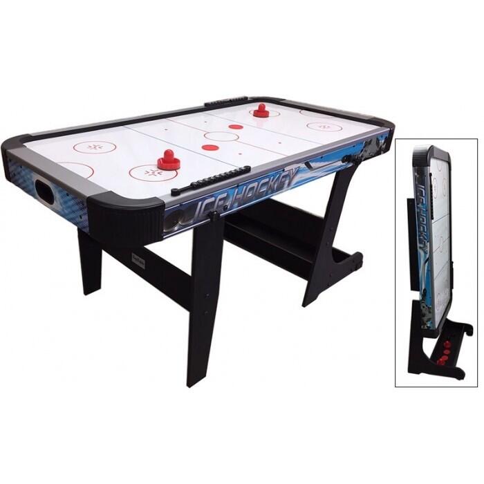 North Sports - North Typhoon Fold-up Table De Air Hockey 5ft - Table De Air Hockey - Multicolore - No Size - Decathlon
