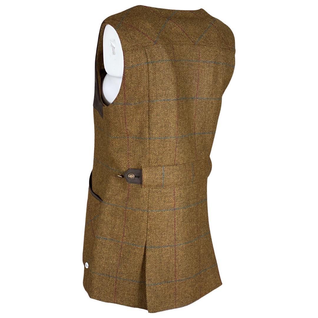Chaleco Caza Mujer Pasión Morena 08034 Marrón Tiro Tweed Largo 3/5