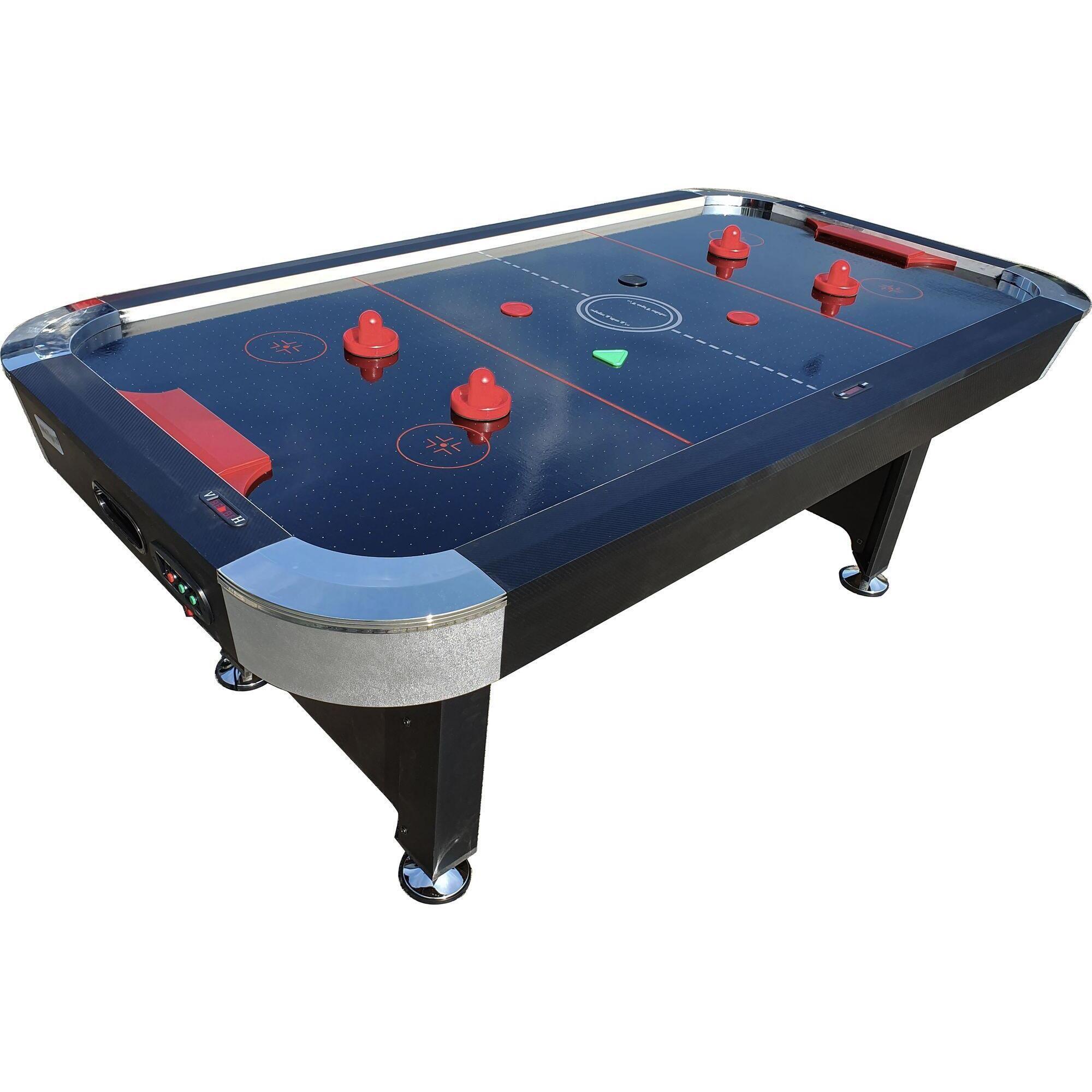 North Sports - North Hurricane Table De Air Hockey Noir / Noir 7ft - Table De Air Hockey - Noir - No Size - Decathlon