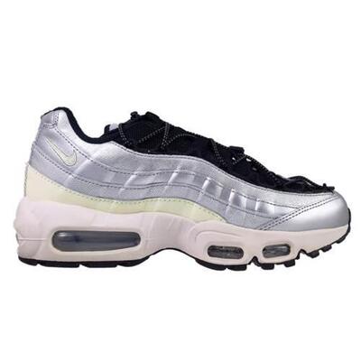 Schoenen universeel voor vrouwen nike air max 95 metallic silver alabaster