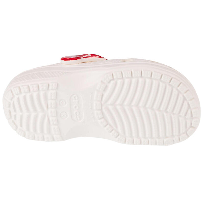 Papuci de tip crocs universali 208710119 pentru vară albi pentru bebeluși