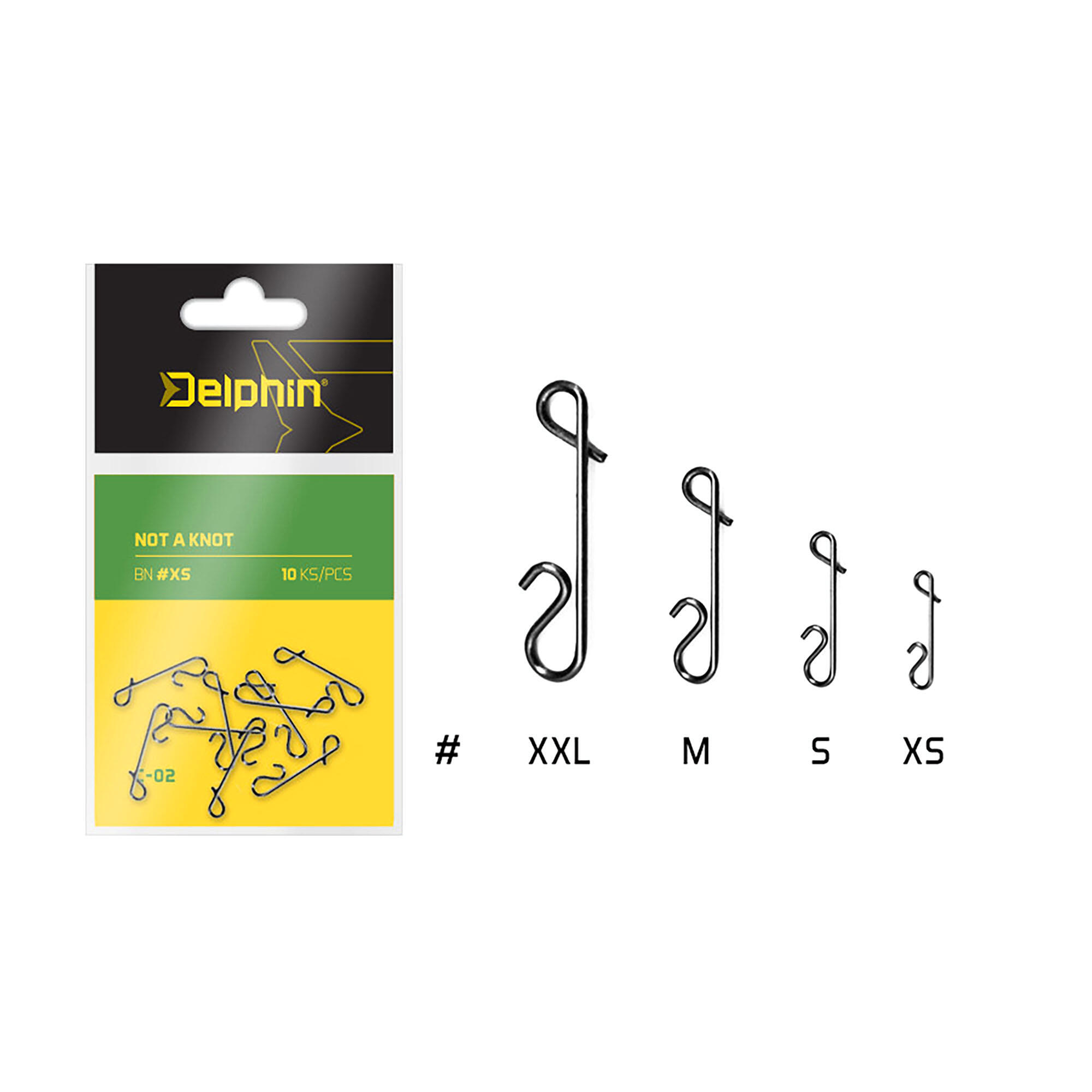 DELPHIN Delphin Knooploze draaiverbinder C-02 10 st.