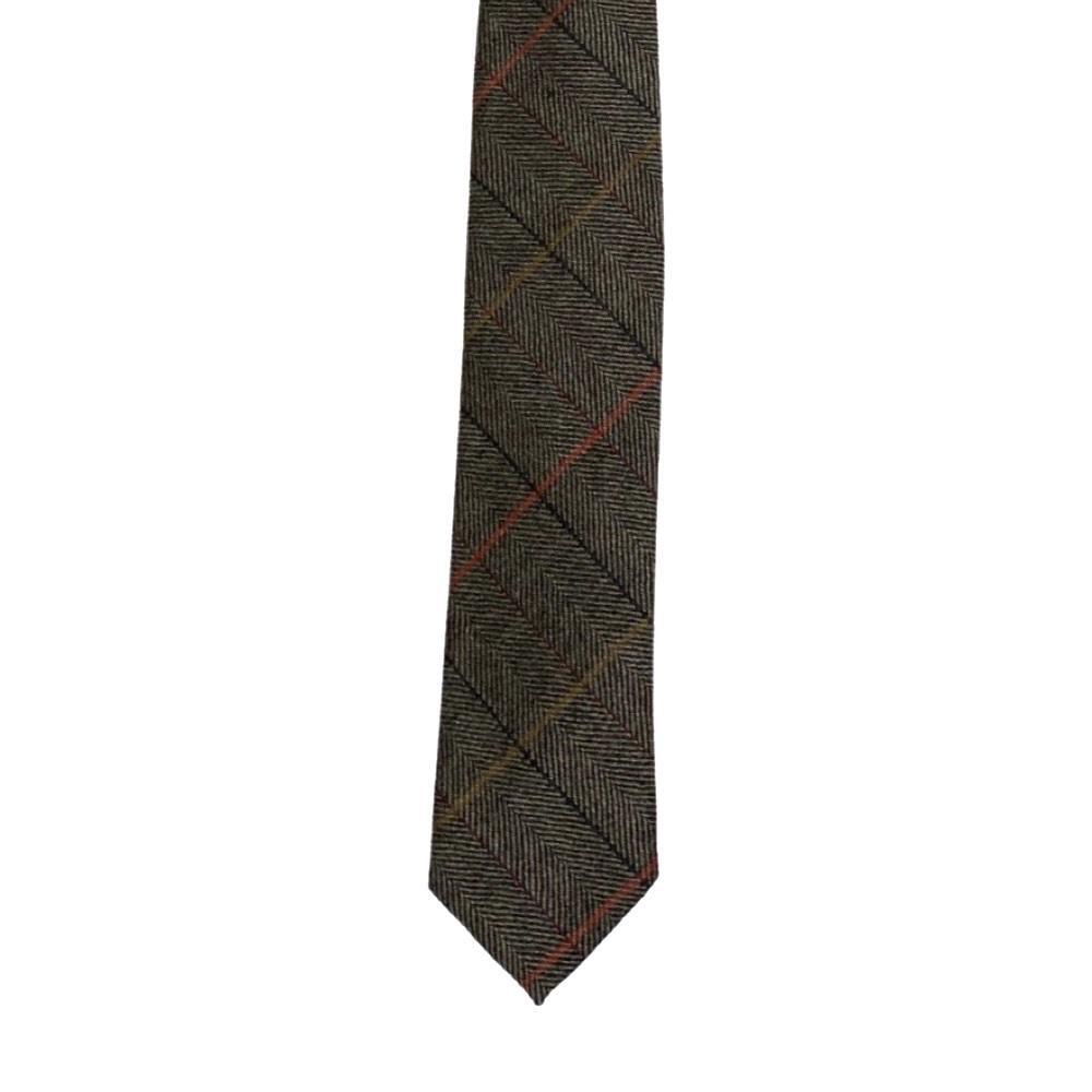 Corbata Caza Pasión Morena 33001 Gris oscuro Tweed 3/3