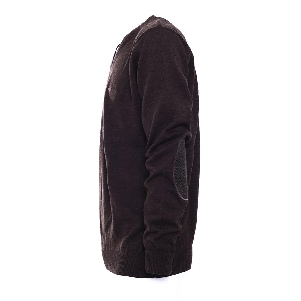 Jersey Caza Hombre Pasión Morena 03053 Marrón Cuello en Pico 3/5
