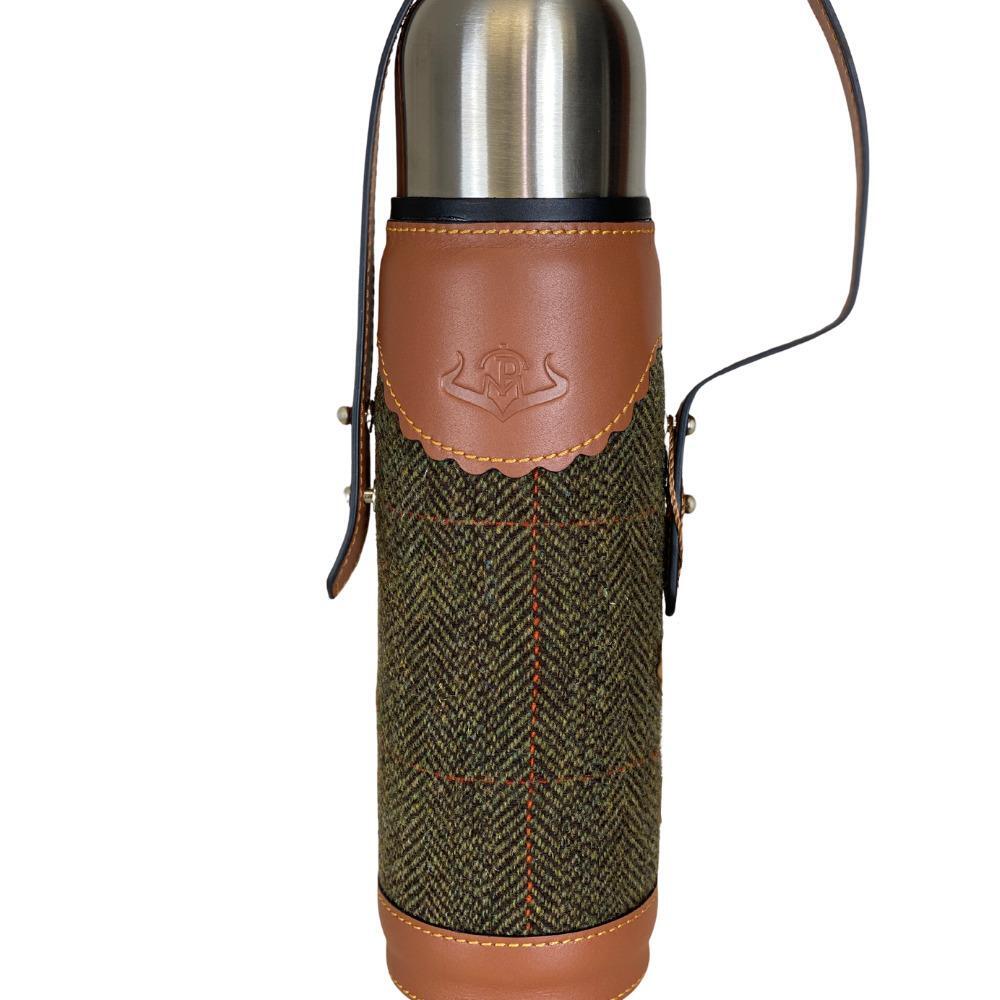 Termo Caza Pasión Morena 35006 Caqui Tweed con Asa 1L 3/5