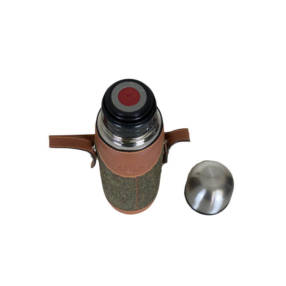 Termo Caza Pasión Morena 35006 Caqui Tweed con Asa 1L 4/5