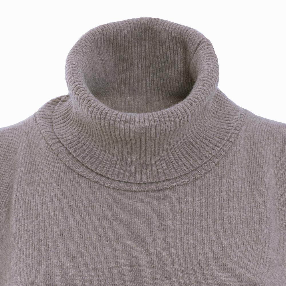 Poncho Caza Mujer Pasión Morena 04067 Topo Corto Cuello Alto 2/5