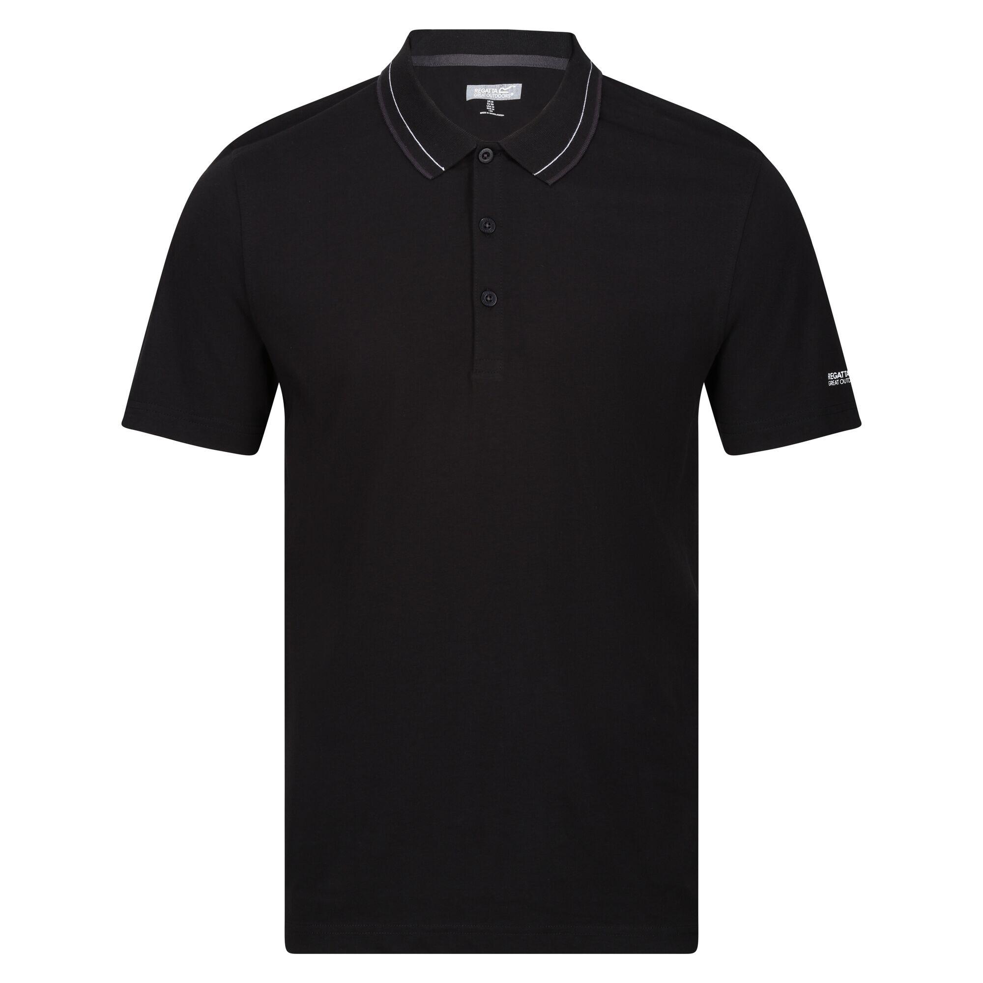 Polo Forley para Hombre Negro 2/5