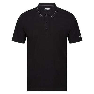 Maglietta Polo Uomo Regatta Forley Nero