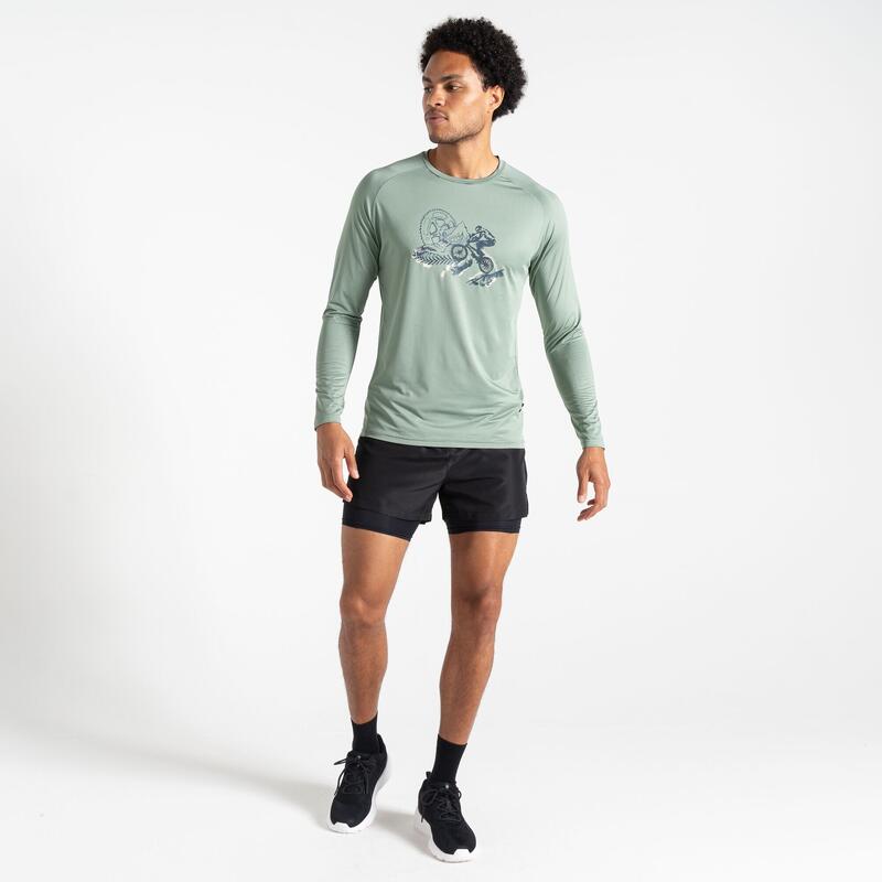 T-shirt de sport à manches longues homme Tech