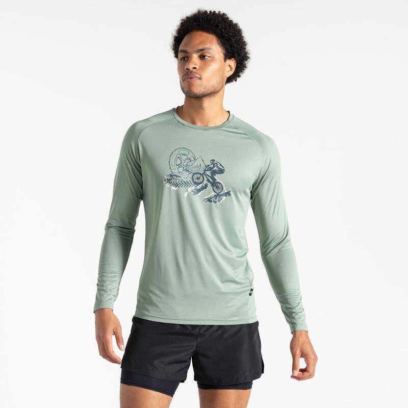 T-shirt de sport à manches longues homme Tech