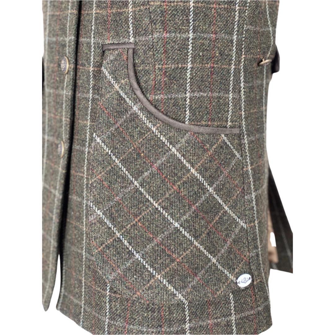 Chaleco Caza Mujer Pasión Morena 08034 Verde Tiro Tweed Largo 3/5