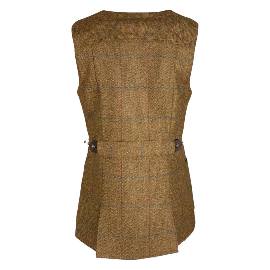 Chaleco Caza Mujer Pasión Morena 08034 Marrón Tiro Tweed Largo 2/5