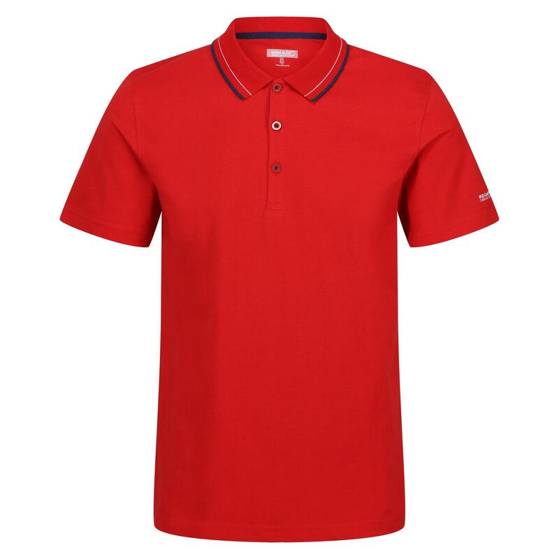 Heren Forley Poloshirt (Gevaar Rood)