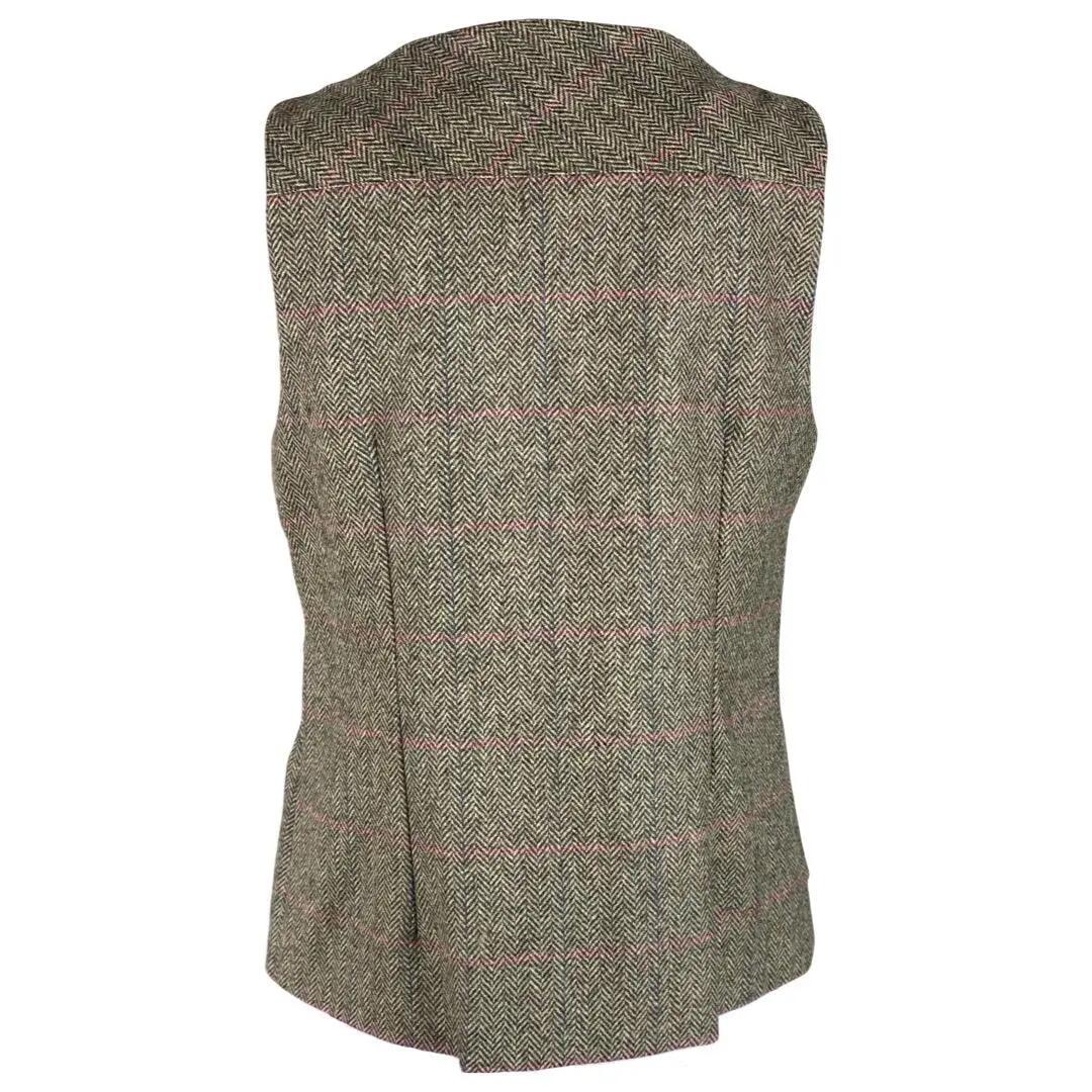Chaleco Caza Mujer Pasión Morena 08012 Caqui Gris Tiro Tweed 2/4