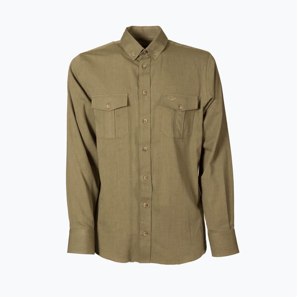 PASION MORENA Camisa Caza Hombre Pasión Morena 01095 Verde Manga Larga