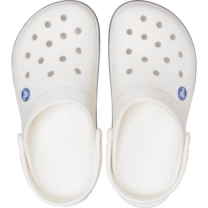 Chinelos Crocs Crocband, Branco, Unissexo