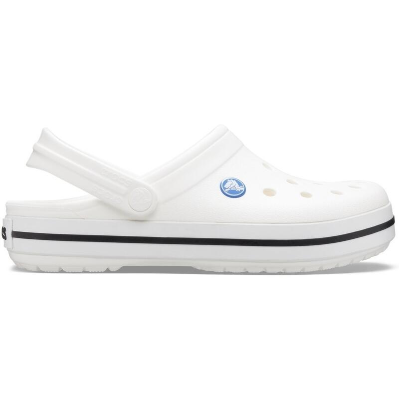 Slapi unisex Crocs Crocband, Alb