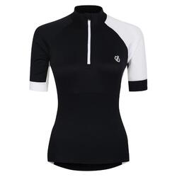 Maillot De Cyclisme COMPASSION Femme (Noir / Blanc)