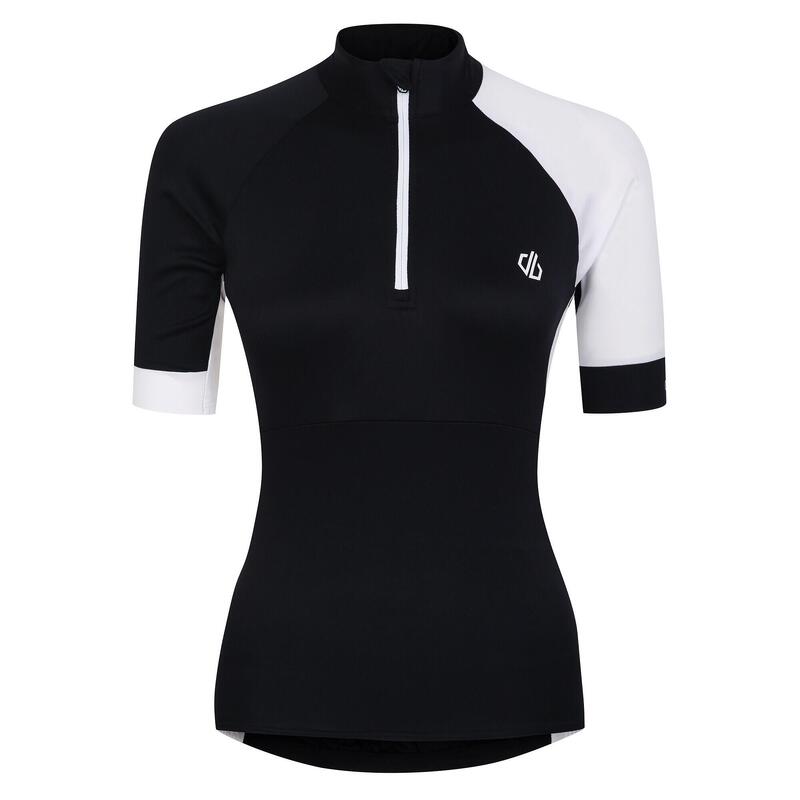 Dames Compassion III Jersey Fietstrui (Zwart/Wit)