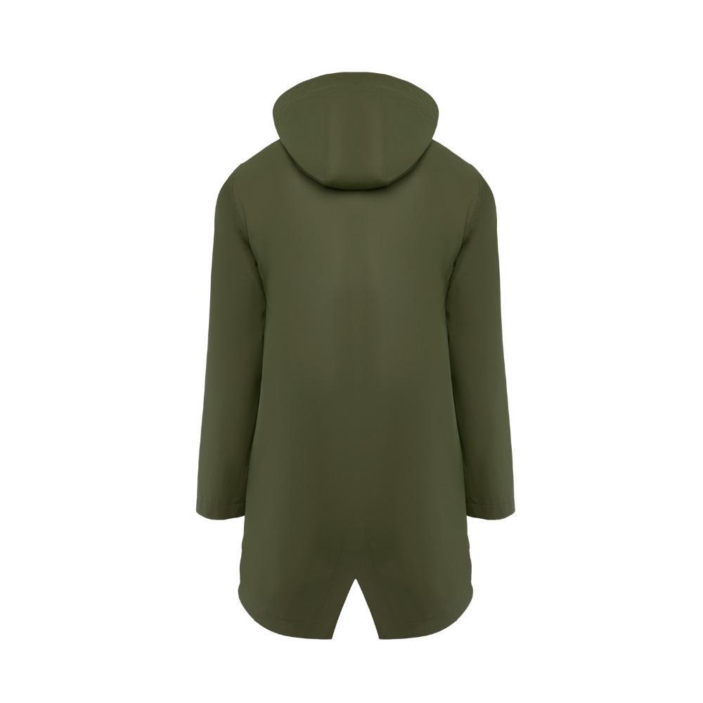 Chubasquero Hombre Pasión Morena 09047 Verde Impermeable Cremallera con Capucha 2/3