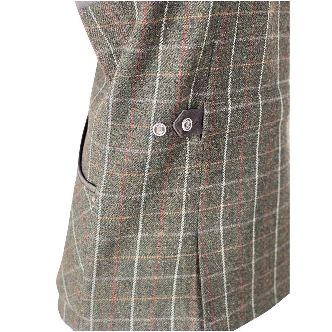 Chaleco Caza Hombre Pasión Morena 07026 Verde Tiro Tweed Largo 4/5