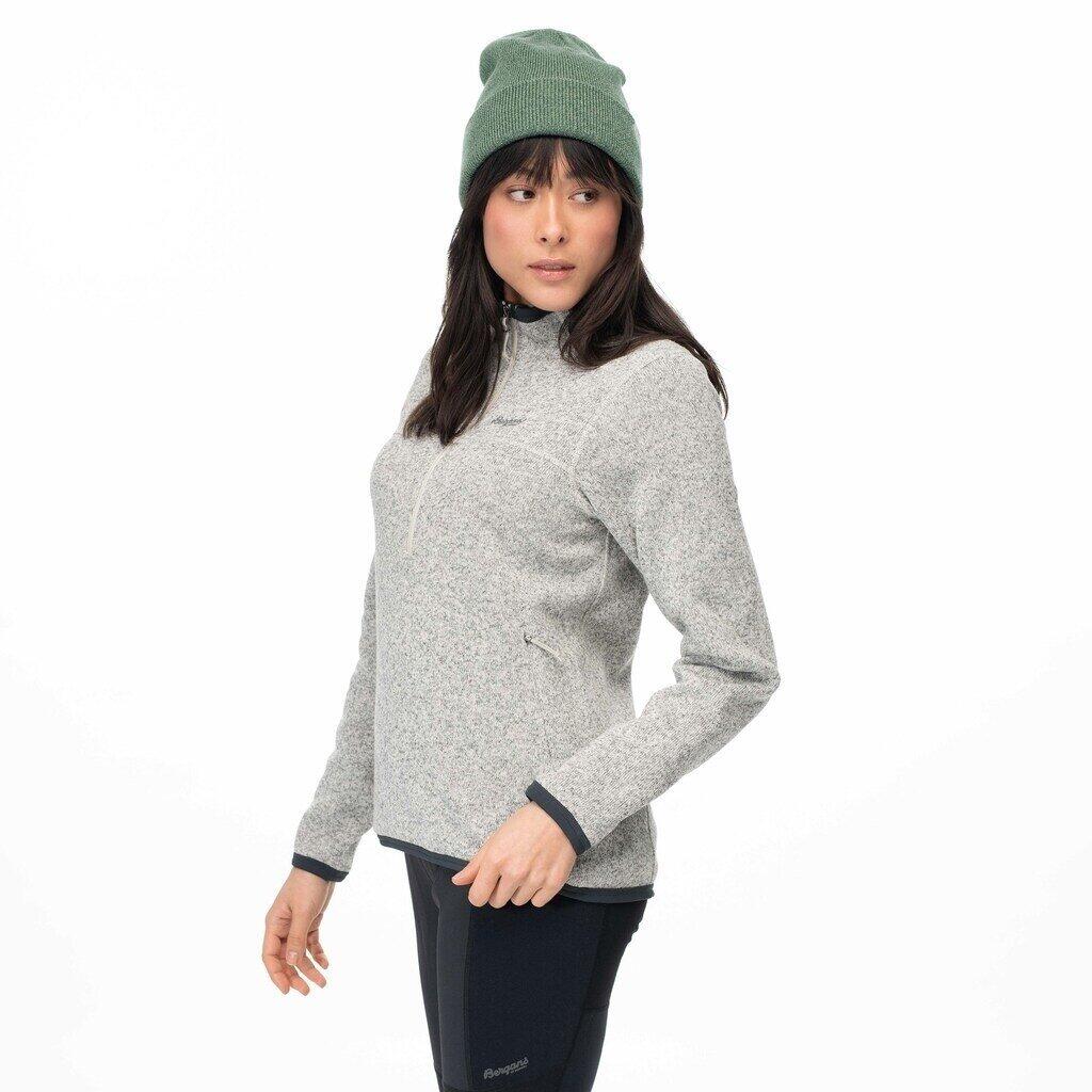 Bergans of Norway Kamphaug Knitted W Half Zip - Chalk Sand 3/7