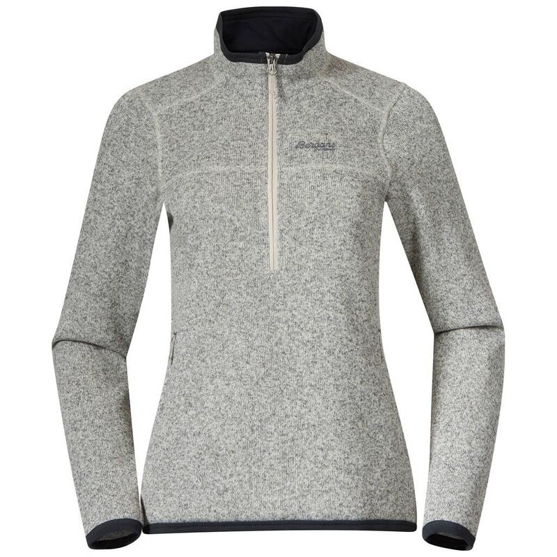 Bergans of Norway Kamphaug Knitted W Half Zip - Chalk Sand