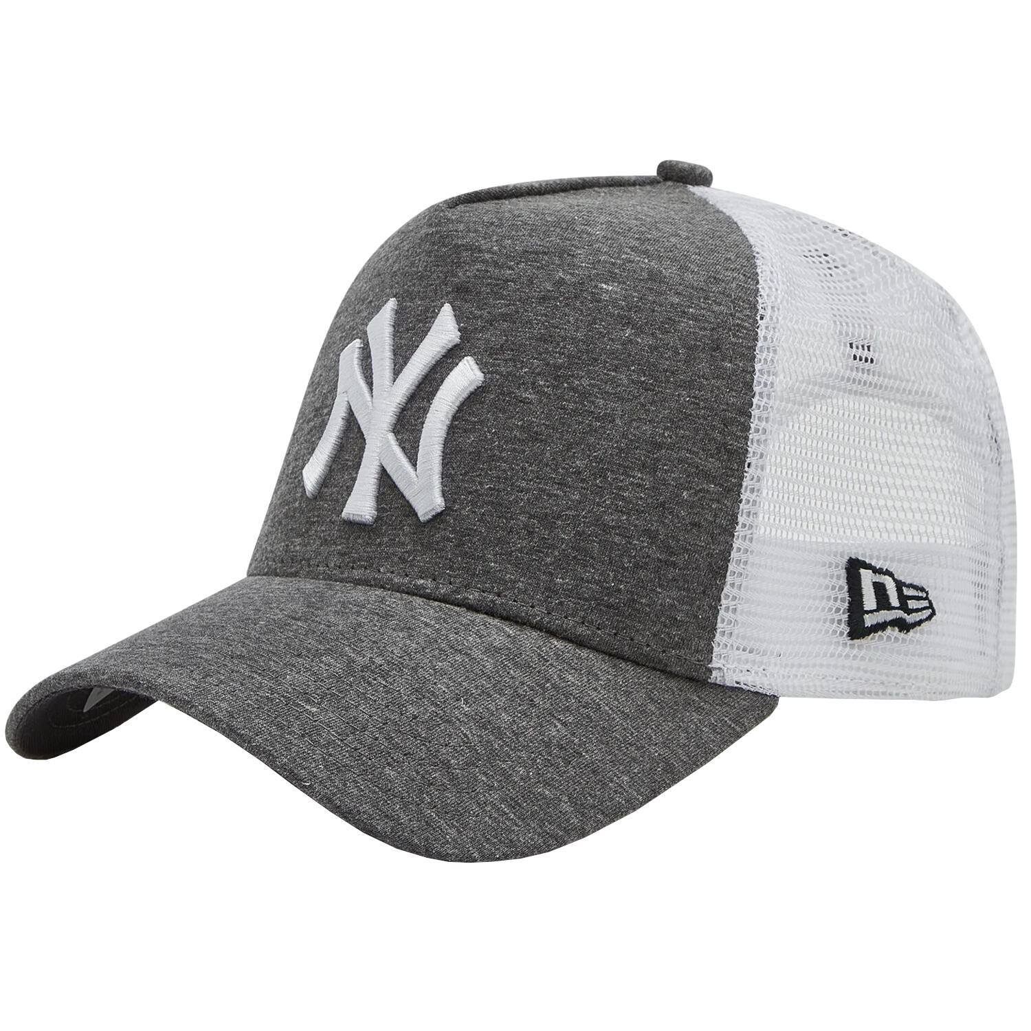 New Era - Casquette Pour Hommes Jersey Ess 9forty New York Yankees Trucker Cap - Casquette - Blanc|gris - Taille Unique - Decathlon