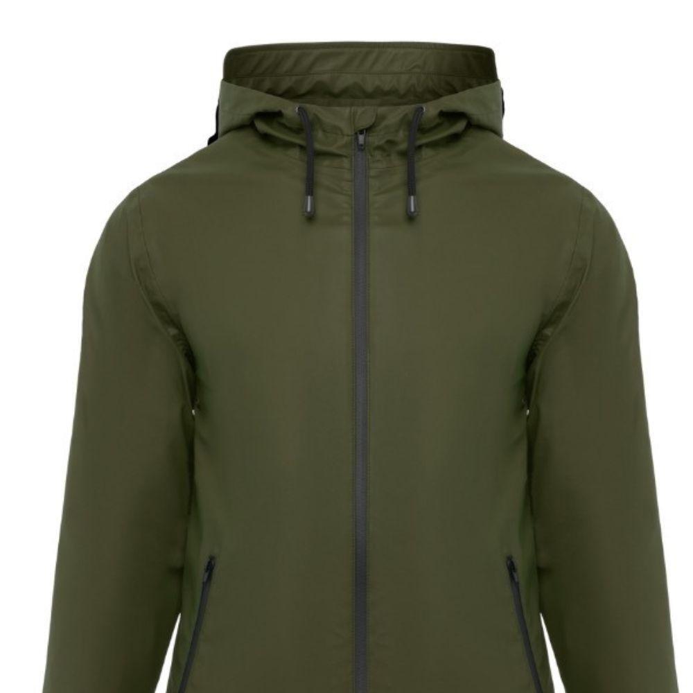 Chubasquero Hombre Pasión Morena 09047 Verde Impermeable Cremallera con Capucha 3/3