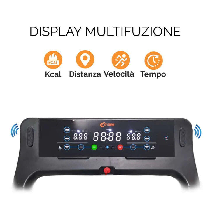 Tapis Roulant Elettrico 16 km/h con omaggio FF 5/7