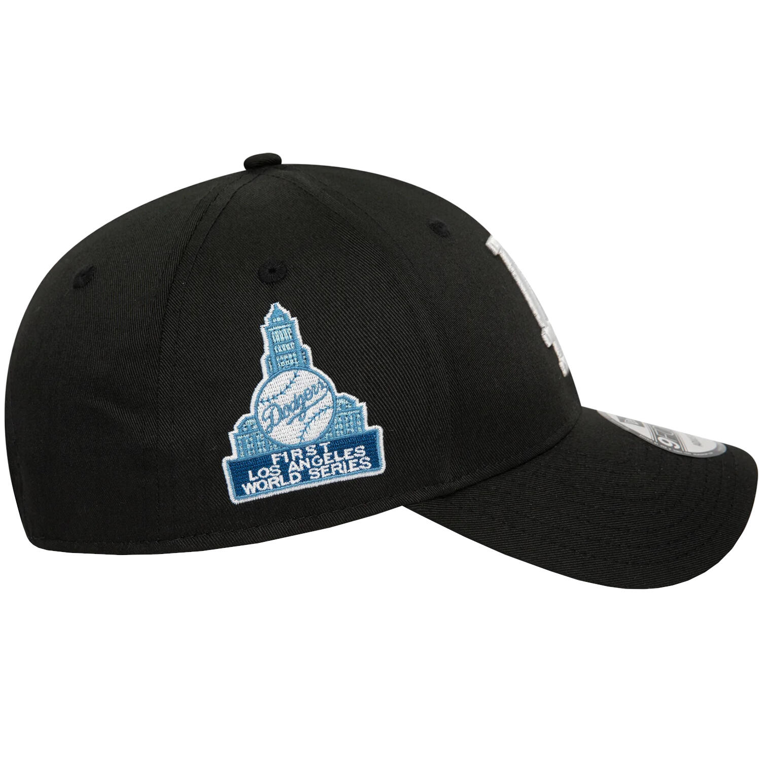 Honkbalpet voor heren MLB 9FORTY Los Angeles Dodgers World Series Patch Cap 2/3