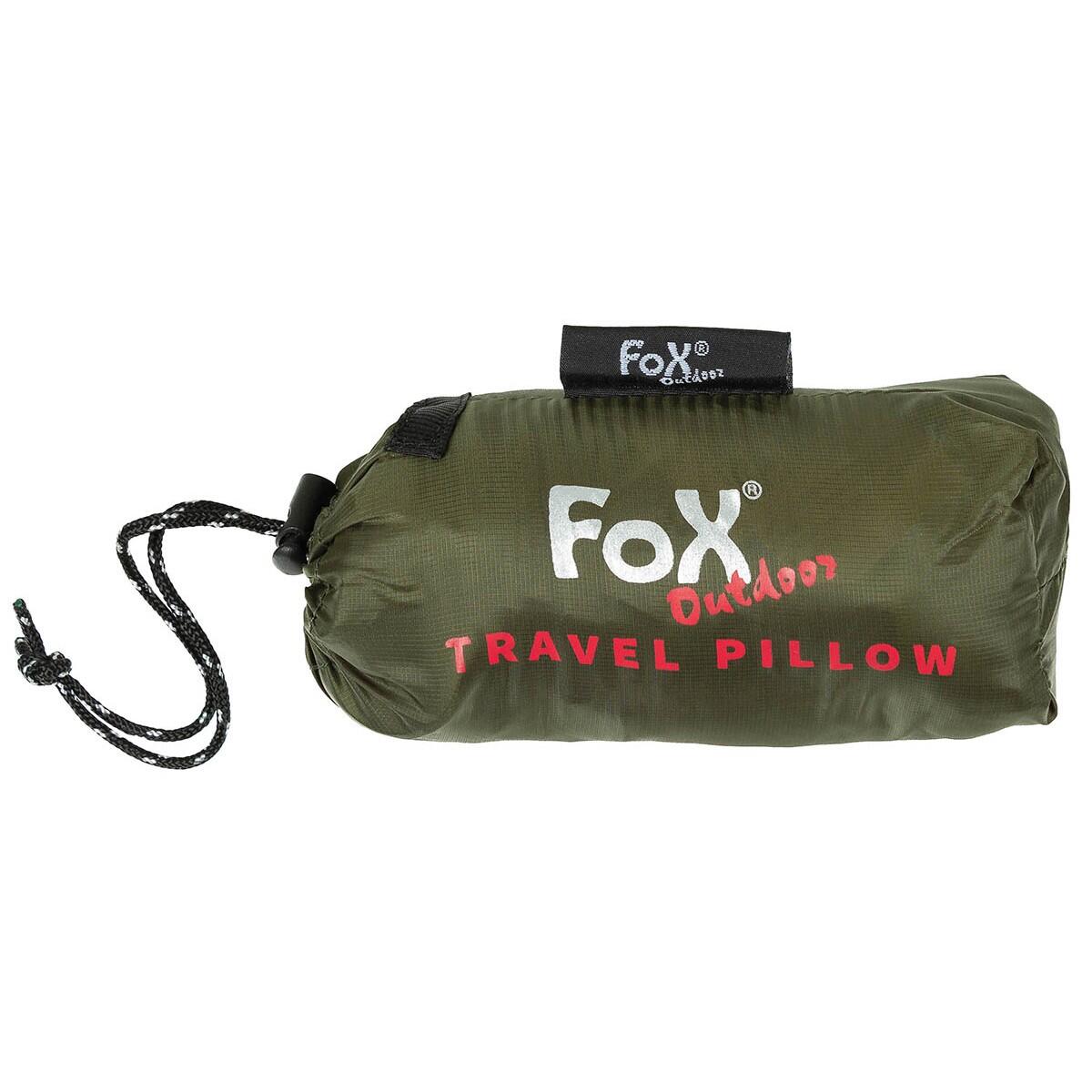 Fox Outdoor Inflatable Travel Pillow Olive 2/2