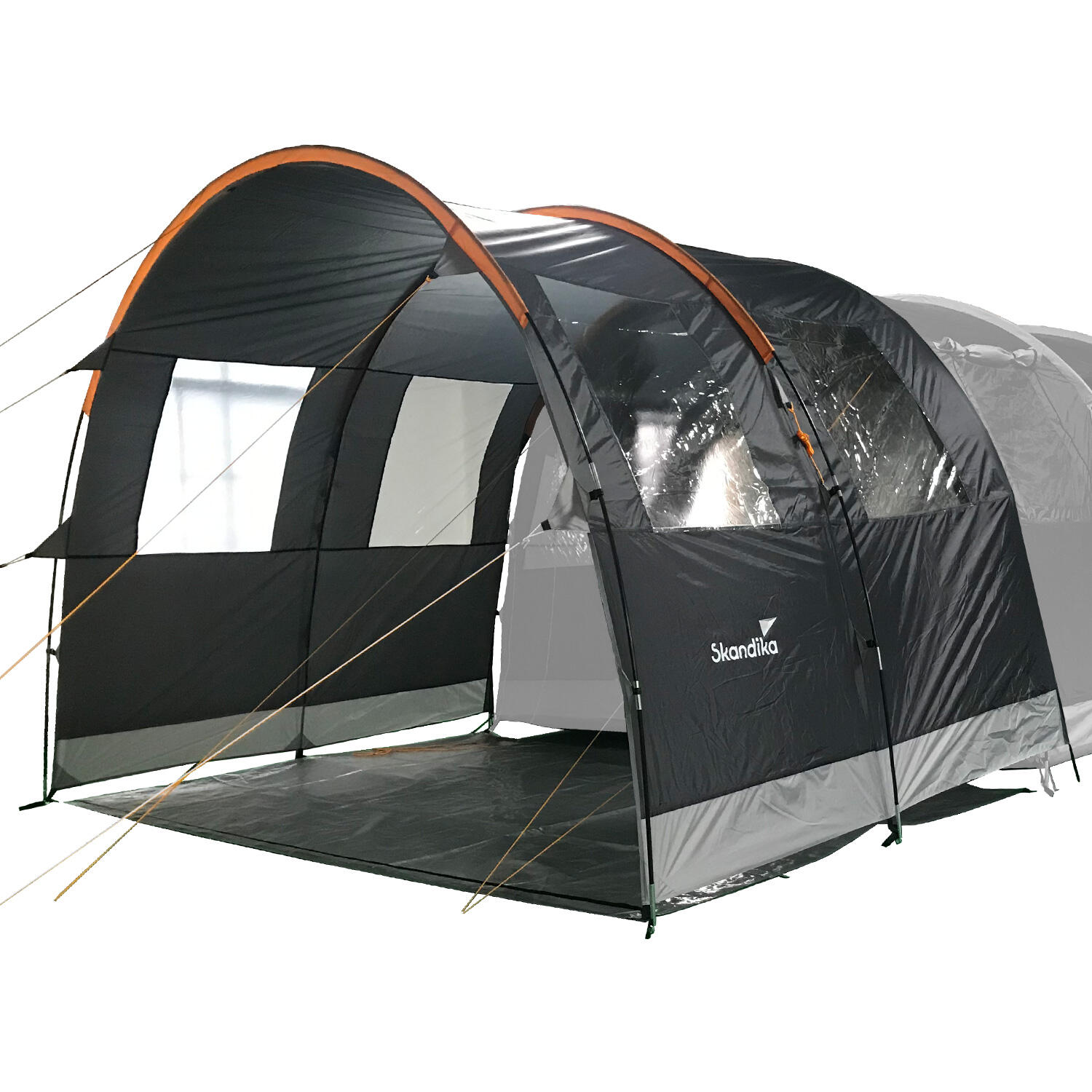 Skandika - Auvent Avancé Canopy Gotland 4 – Extension Pour Tente Tunnel Gotland 4 Skandika - Séjour De Tente - Gris - 4 Places - Decathlon