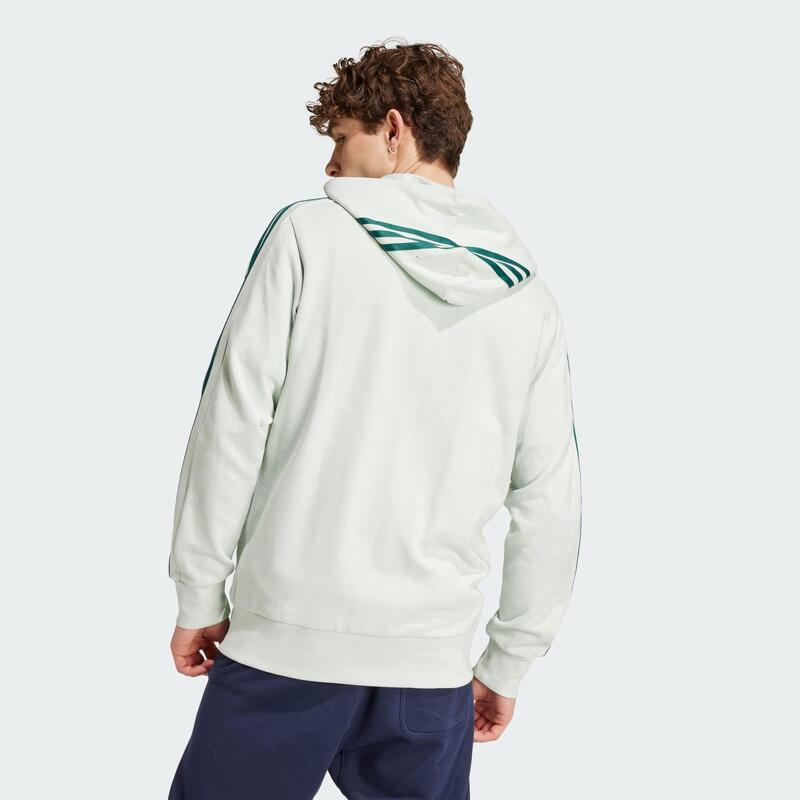 Veste à capuche zippée 3 bandes Essentials