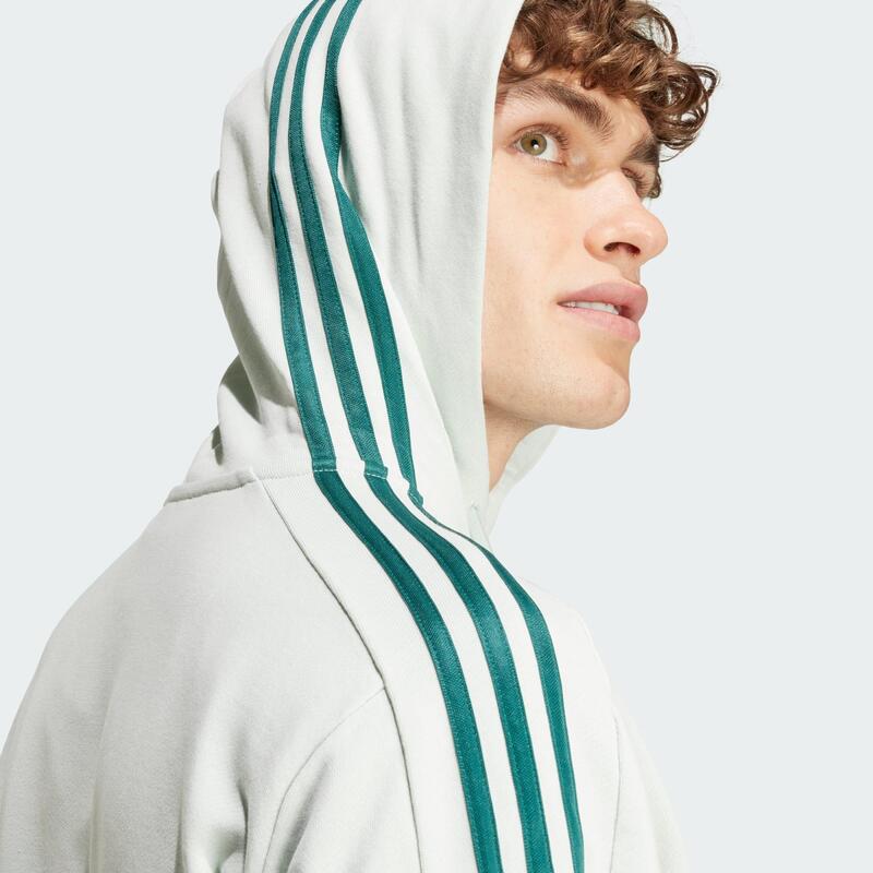 Veste à capuche zippée 3 bandes Essentials