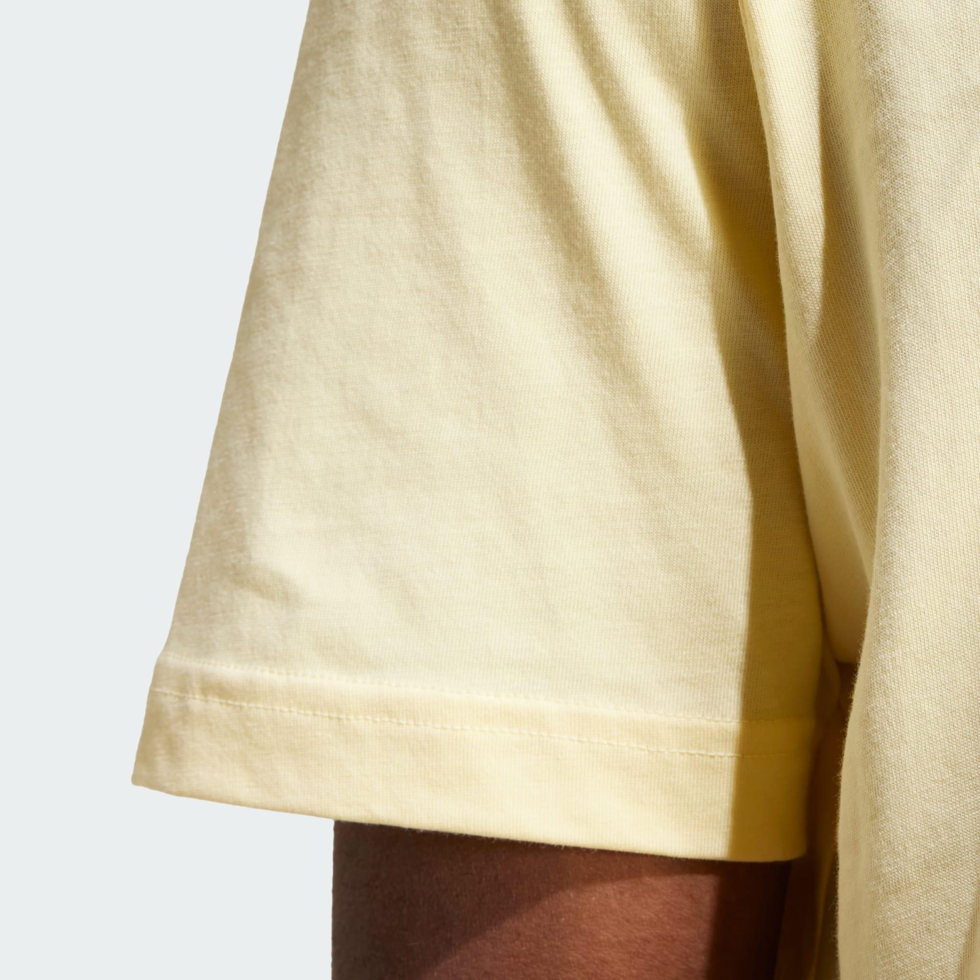 T-shirt in Jersey Singolo Essentials con Logo Piccolo Ricamato 5/6
