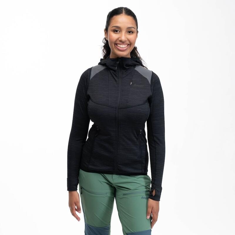 Bergans of Norway Active Mid Hood Jacket - Noir - Femmes